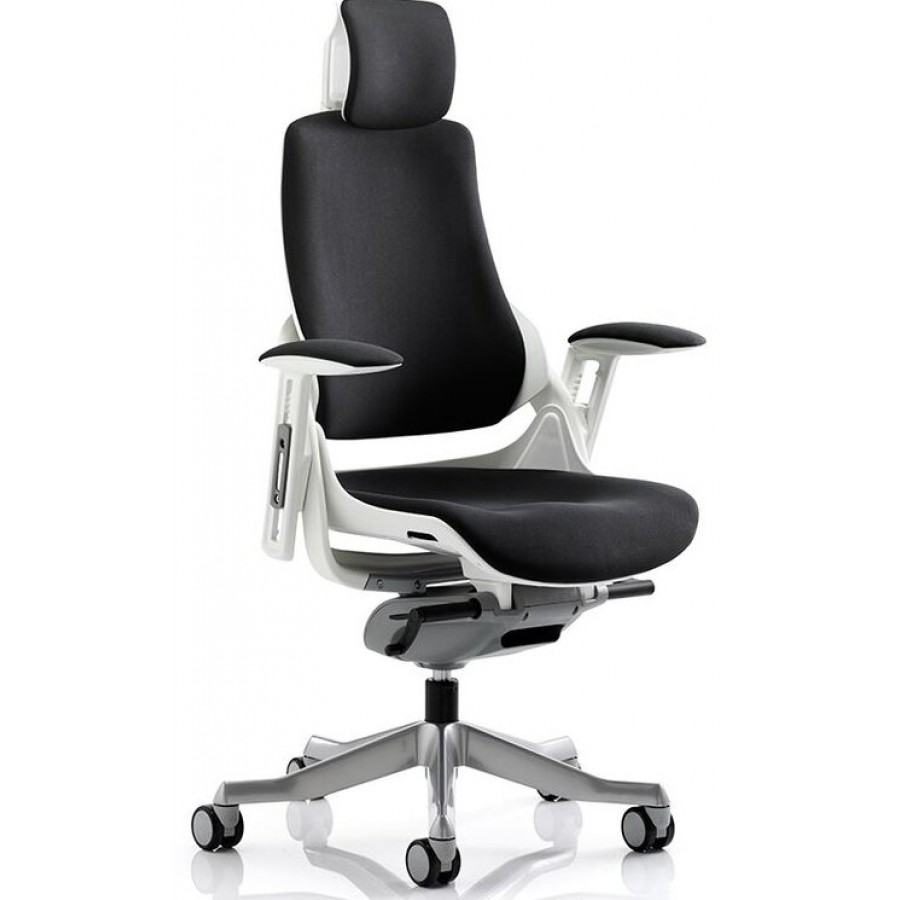 Zouch Black Fabric Ergonomic Office Chair
